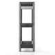 Этажерка 3-х-ярусная MBM HOME FH-22/3 GRAY пластиковая серая - изображение 5