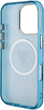Etui Guess IML Metal Glitter 4G Circle Triangle MagSafe do Apple iPhone 16 Pro Max Blue (3666339430399) - obraz 7