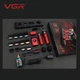 Профессиональный набор для барберов VGR Stepless Pro 3 in 1 RED - изображение 3
