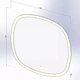 Зеркало Devit Ovale 80x80 см с LED-подсветкой, тачсенсором и подогревом 4408080 - изображение 4