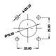 Панельна герметична розетка CNlinko LP-16-J09SX-03-401, IP67, 9pin, 5A/250В - зображення 3
