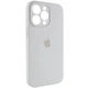 Чохол Silicone Premium case з захистом камери для iPhone 14 Pro Full Camera Protective white 9850 - изображение 3