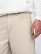 Шорты джинсовые длинные мужские GAP 776902453 35 Бежевые (1159848249) - изображение 5