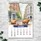 Календар настінний перекидний Капібари у великому місті 13 АРКУШІВ ENTERSTORE 42х29.7 см (ART 250181) - зображення 7