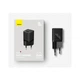 Мережевий зарядний пристрій Baseus GaN5 Fast Charger(mini) 1C 30W EU чорний - изображение 2