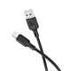 Кабель BOROFONE BX113 Lenny силиконовый зарядный кабель для передачи данных Type-C (L=3M) Черный - изображение 3