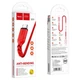 Кабель HOCO X59 USB to Type-C 3A, 1m, nylon, TPE connectors, Red - изображение 2