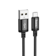 Кабель HOCO X89 Wind charging data cable Micro чорний - изображение 1