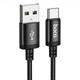 Кабель HOCO X91 Radiance charging data cable for Type-C(L=3M) Black - зображення 1