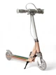 Двухколёсный самокат Scooter Mini со светящимися колёсами,ручными тормозами и передним амортизатором,бежевый - изображение 1