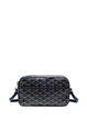 Премиальная сумка через плечо Goyard темно-синяя. - изображение 2