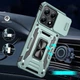 Чехол противоударный Epik Defender Cam Ring Case для Xiaomi 14T Зеленый / Light Green - изображение 2