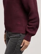 Sweter damski bawełniany Lee Cooper-Yana Organic L Bordowy (5905991746492) - obraz 4