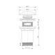 Донный клапан для раковины Koer PW-07-11 1 1/4'' с переливом автоматический СLICK-СLACK (Белая крышка) (KR5784) - изображение 14