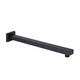 Кронштейн для верхнего душа Qtap Trubice 400 мм прямоугольный QTTRU120BLM45929 Black Matt - изображение 1