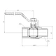Кран шаровой Thermo Alliance Forte 1" 1/2 ВН для газа (ручка) SF605G40 - изображение 2