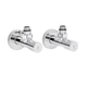 Комплект кранов Thermo Alliance Standart 1/2" НР для полотенцесушителя угловой SF395W15 - изображение 3