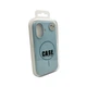 Чохол для смартфона Cosmic Silicone Case Magnetic для iPhone 16 45,Sky Blue (SilMag16-45) - зображення 2