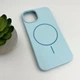 Чохол Premium для смартфона Cosmic Silicone Case Magnetic for Apple iPhone 14 45,Sky Blue (SilMag14-45) - зображення 4