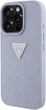 Etui Guess Hot Stamp 4G Pattern Triangle Metal Logo do Apple iPhone 16 Pro Purple (3666339425449) - obraz 2