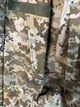 Бушлат зимовий Кордон-6 камуфляж піксель прикордонник на флисі та сінтепоні, чоловіча зимова куртка 50 - зображення 3