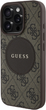 Etui plecki Guess 4G Circle Classic Logo MagSafe do Apple iPhone 16 Pro Brown (3666339426491) - obraz 2
