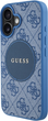 Etui plecki Guess 4G Circle Classic Logo MagSafe do Apple iPhone 16 Blue (3666339426620) - obraz 2