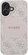Панель Guess 4G Circle Classic Logo MagSafe для Apple iPhone 16 Pink (3666339426774) - зображення 3