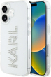 Панель Karl Lagerfeld IML Rhinestones Logo для Apple iPhone 16 Transparent (3666339356644) - зображення 1