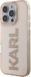 Панель Karl Lagerfeld IML Rhinestones Logo для Apple iPhone 16 Pink (3666339356842) - зображення 2