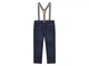 Джинси Slim Fit з підтяжками для хлопчика Lupilu LYCRA® 458367 122 см (6-7 years) темно-синій - зображення 2