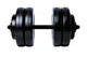 Гантели композитные наборные 46 кг (2×23 кг) WCG Titan Edition, пластиковый гриф Ø30 мм (антиударные диски) - изображение 4