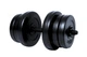 Гантели композитные наборные 40 кг (2×20 кг) WCG Titan Edition, пластиковый гриф Ø30 мм (антиударные диски) - изображение 3