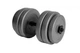 Гантели композитные наборные 50 кг (2×25 кг) WCG Grey Edition, пластиковый гриф Ø30 мм (антиударные диски) - изображение 3