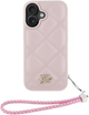 Панель Karl Lagerfeld Quilted Initial Logo & Chain Strap для Apple iPhone 16 Pink (3666339401061) - зображення 2