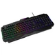 Клавіатура MSI FORGE GK100 104key, USB-A, EN/UKR/RU, ColorLED, чорний - зображення 3