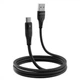 Кабель Proove Soft Silicone USB to Type-C 2.4A (1m) black - изображение 3