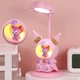 Настільна LED-лампа Куромі Рожева 29х10 см з акумулятором та точилкою для олівців для навчання школярів дитяча бездротова з USB - зображення 2