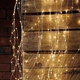 Гирлянда Конский хвост от сети, 2,5 м, 20 нитей, 500 LED, Теплый белый - изображение 8