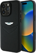Etui Aston Martin HC Leather Victory Design do Apple iPhone 16 Pro Black (ASHCP16LPVIK) - obraz 1