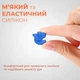 Беруши для сна плавания Елочка силиконовые берушки с высоким шумоподавлением затычки в уши от храпа в бассейн самолет анатомические в футляре Univerza Розовые 56_4_L_4B - изображение 6