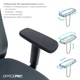 Крісло офісне OfficePro Balance OC550-B-DG-DG Black/Dark Gray - зображення 10