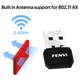 Бездротовий USB-адаптер Fenvi FU-AX300 Wi-Fi 6 Mini, 2,4 ГГц, до 286 Мбіт/с, Plug and Play(DL_B33B9D188CFC) - зображення 2