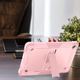 Противоударный чехол с подставкой Shockprof Capsule для Samsung Galaxy Tab A9+ / A9 Plus 11" SM-X210 SM-X216 Розовый - изображение 7