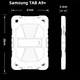 Противоударный чехол Shockprof Hybrid Stand на Samsung Galaxy Tab A9+ / A9 Plus 11" SM-X210 SM-X216 Черный - изображение 8