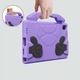 Противоударный детский чехол EVA Kids Like с подставкой на Samsung Galaxy Tab A11 Plus 5G 11" / Tab A11+ Wi-Fi 11" (Сиреневый) - изображение 4