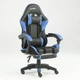 Кресло геймерское профессиональное GAMER X Blue компьютерное с подставкой для ног до 120кг + Подушки - изображение 4