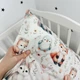 Комплект детского постельного белья для кровати 160х80 см с пододеяльником 140х110 см Oh My Kids «Зайчики лисички» молочный - изображение 5