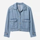 Куртка джинсовая женская GAP 234018530 XL Голубая (1159848223) - изображение 5