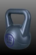 Гиря вінілова для фітнесу та силових тренувань Power Muscle 12 кг (сіро-синя) - зображення 3
